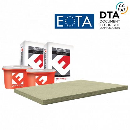 EDILTECO® obtient les évaluations techniques ETE et DTA du CSTB pour son système EDIL-Therm® Minéral
