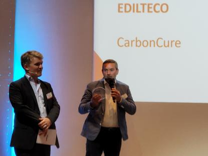 EDILTECO® LAURÉAT DE LA 15ÈME ÉDITION DES TROPHÉES DU NÉGOCE : AVEC LA TECHNOLOGIE CARBONCURE