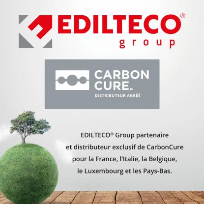 EDILTECO® GROUP PARTENAIRE ET DISTRIBUTEUR EXCLUSIF DE CARBONCURE POUR LA FRANCE, L’ITALIE, LA BELGIQUE, LE LUXEMBOURG ET LES PAYS-BAS.